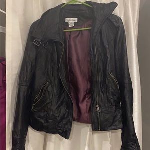 Calvin Klein leather jacket